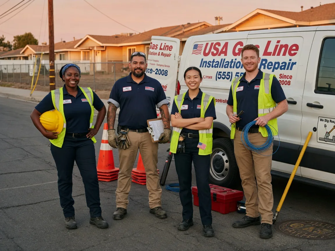 Gas Line Installation company in Tishomingo, MS